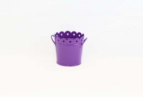 PURPLE SCALLOPED PAIL