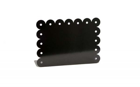 HORIZONTAL BLACK ENAMEL MAGNETIC PICTURE FRAME