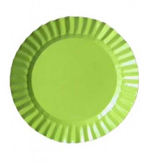 LIME GREEN CHARGER PLATE
