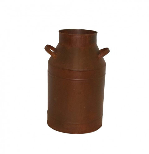 MEDIUM ANTIQUE MILK CAN 11"X6"