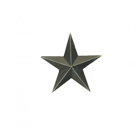 ANTIQUE BLACK FIVE POINT STAR 15"