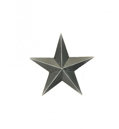 ANTIQUE BLACK 3D STAR 18"