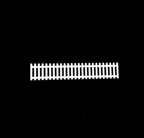 LARGE WHITE PICKET FENCE