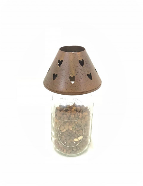 RUSTY STAR CANDLE SHADE