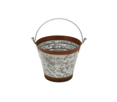 weathered look 7" PAIL
