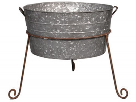 ZINK ROUND WASH TUB 20"Wx28"H