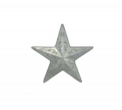 GRAY ZINC LACEY STAR 12"