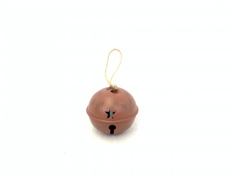 OLD RED ORNAMENT BELLS 3.25"