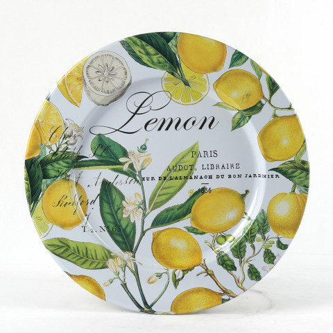 LEMON FEST Metal plate D12.99XH0.59"