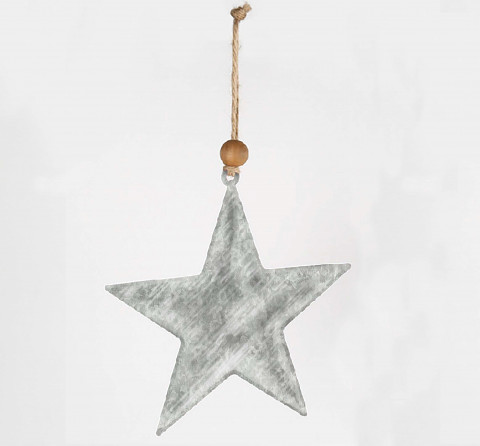 WEATHER-LOOK STAR  ORNAMENT 8.27X0.98XH8.27/11.81"