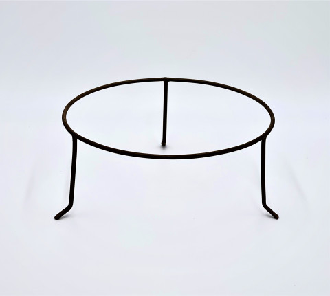 RUST IRON PLANT STAND 12"Wx5.25"H