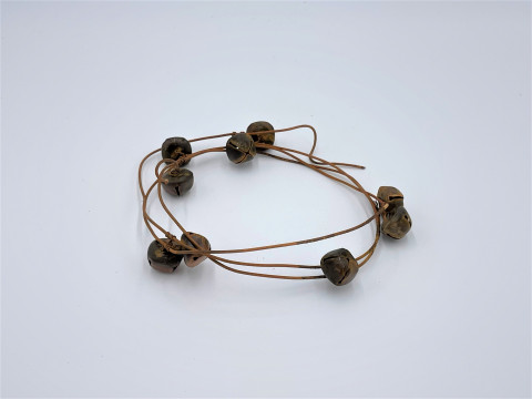  LG. RUSTY JINGLE BELL GARLAND 8'L .0.90"W