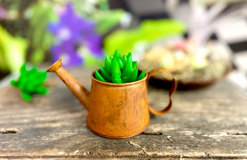 HANDMADE ANT. MINI WATER CAN 2.5"