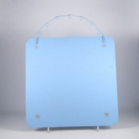 BABY BLUE MAGNET ENAMEL METAL BOARD 15"