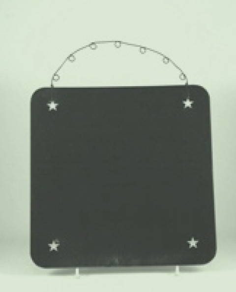 BLACK MAGNET ENAMEL METAL BOARD 15"