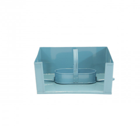 AQUA SALT & PEPPER NAPKIN HOLDER