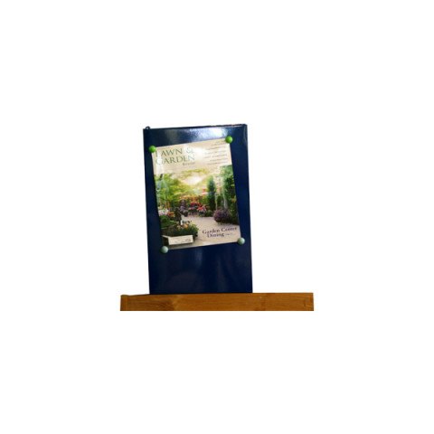 NAVY BLUE RECT. METAL MAGNET BOARD