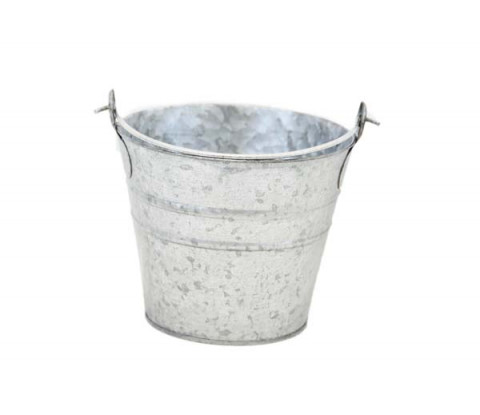 WEATHERED LOOK PAIL WITH NO TRIM